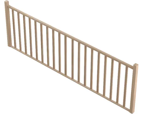 Balustradă etaj Tradi 320x100 cm fag cu baluștri frezați buc
