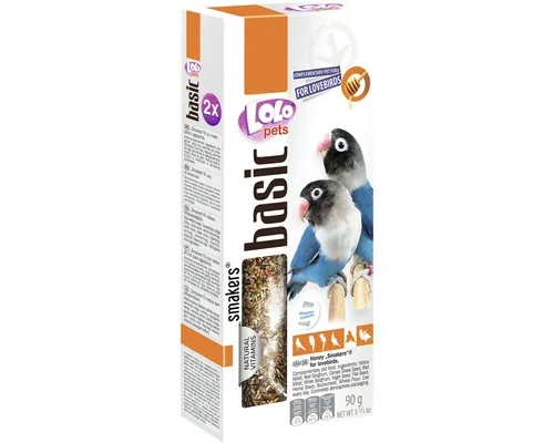 Baton cu miere pentru papagali amorezi, 90 g buc