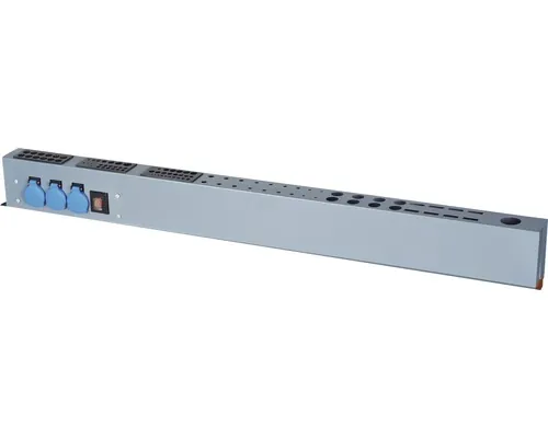 Plintă pentru banc de lucru Küpper 1200 mm, cu 3 prize IP44 și suporți pentru unelte buc