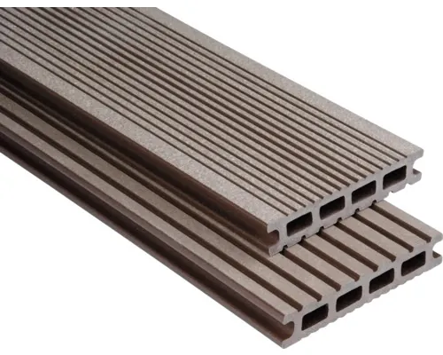 Profil WPC pentru terasă Konsta ciocolatiu periat 1000x145x26 mm m