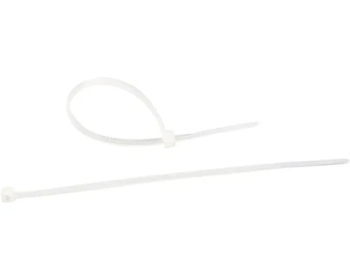 Colier plastic/șoricei prindere Novelite 4,8x200 mm, 100 bucăți, alb pac