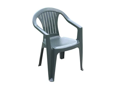 Scaun plastic Monobloc Atlantide 56x79x54 cm verde buc