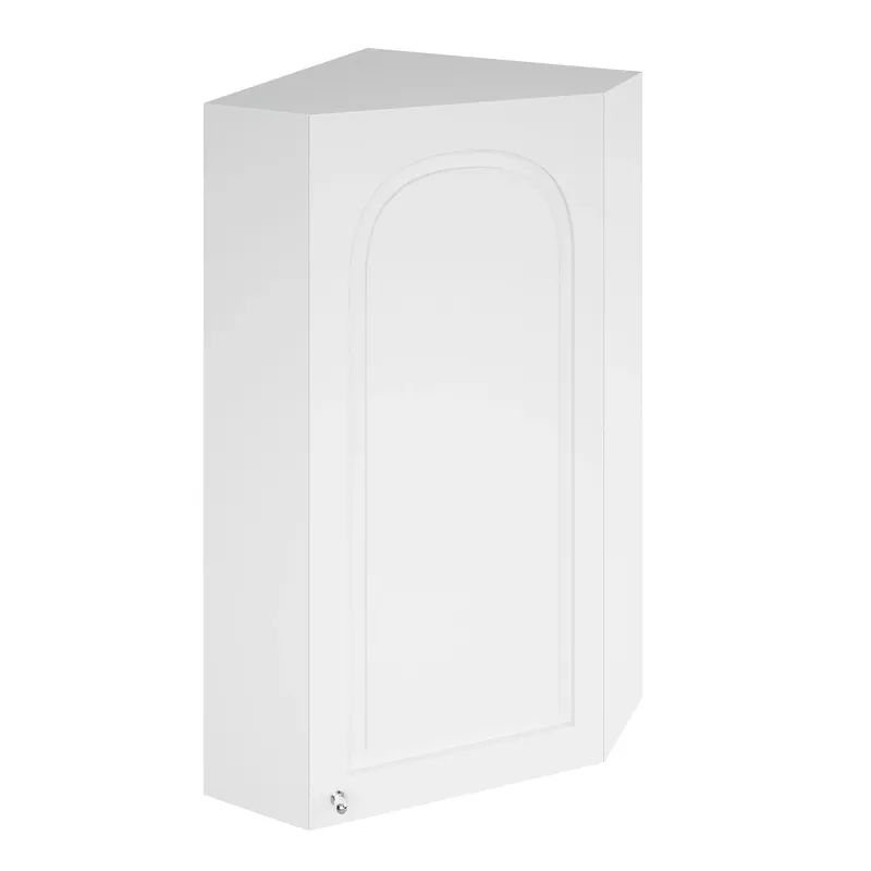 Dulap baie suspendat, montaj pe colt, 1 usa, alb, 35 x 82.5 cm buc