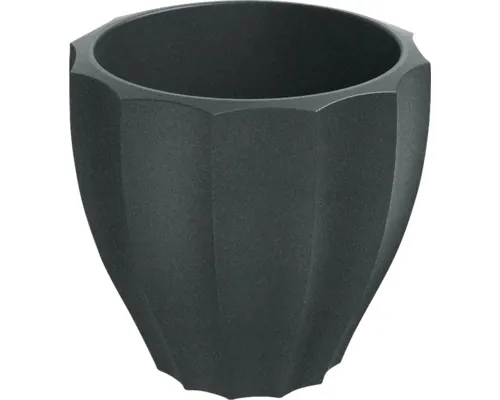 Ghiveci flori Rona plastic Ø 60 cm H 54 cm grafit buc