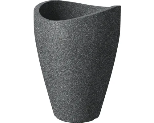 Ghiveci flori Scheurich Wave Globe Ø 49,6 cm H 67 cm negru buc
