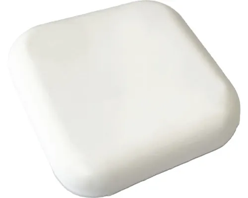 Opritor de ușă autoadeziv Tarrox Ø45mm plastic alb pachet 2 bucăți