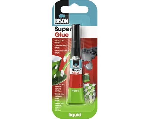 Adeziv cianoacrilat Bison Super Glue liquid 2 ml buc