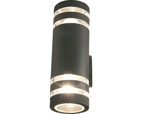 Aplică exterior sus/jos Sierra2 E27 max. 2x40W IP54, nuanță grafit buc