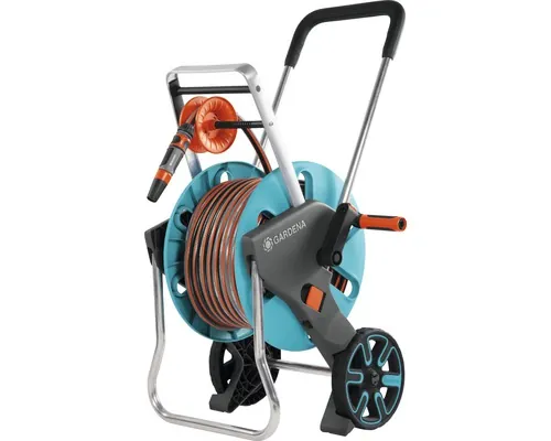 Cărucior Gardena Aquaroll cu furtun M Easy 2 inclus, lungime furtun 20 m buc