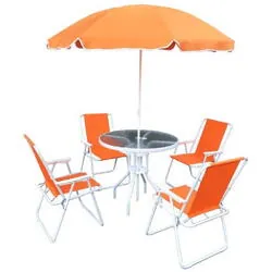 Set de gradina portocaliu/alb odelo 0000227770