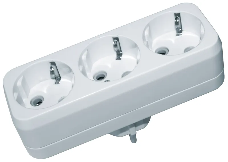 Adaptor 3 prize Lohuis, contact de protectie, linear buc