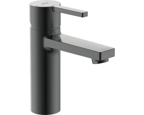 Baterie lavoar monocomandă Roca Naia tehnologie Cold Start brushed titanium black buc