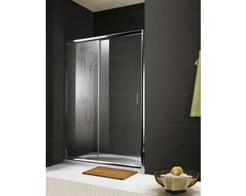 Ușă duș glisantă pentru nișă Schulte Kristall/Trend, 120x185 cm, sticlă securizată transparentă, profil crom buc