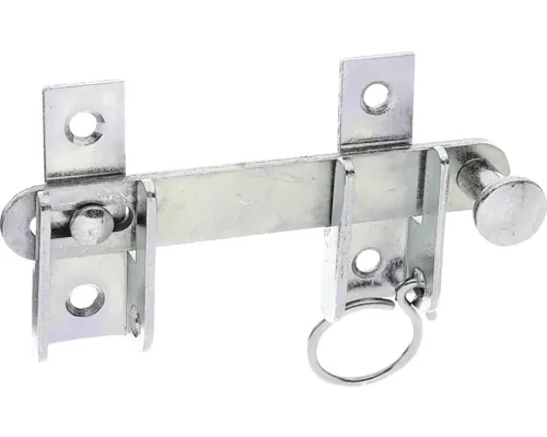 Zăvor metalic pentru obloane Alberts 120x65 mm, oțel zincat galben buc