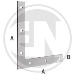 Vinclu plat pentru mobila zincat 104186 050z/16 Euro Narcis