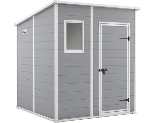 Casuță de grădină Keter Manor Pent 6x6 200,5x185 cm gri buc