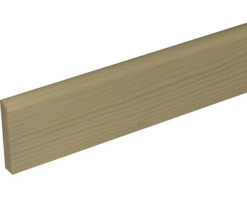 Plintă lemn pin brut 10x58x2400 mm calitatea A buc