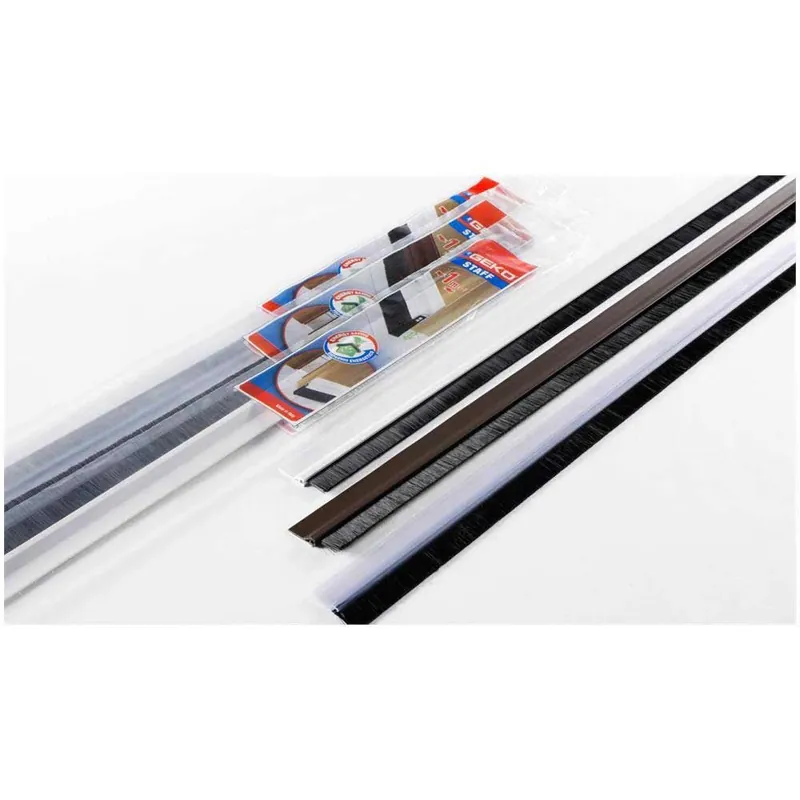 Prag izolator pentru ambele fete ale usii Geko duble stop-maro