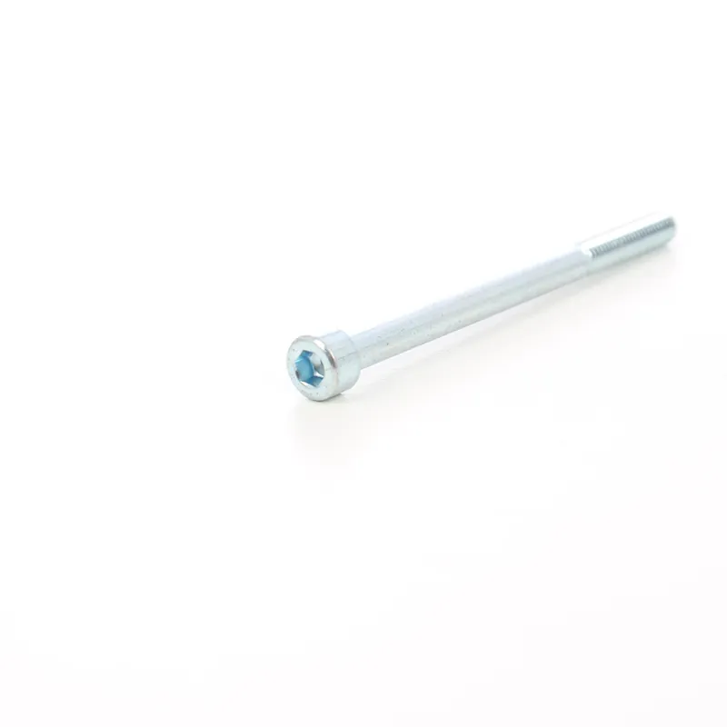 Surub cu cap cilindric, cu locas hexagonal, otel, zincat alb, DIN 912-8.8, SW 5, M6 x 70 mm