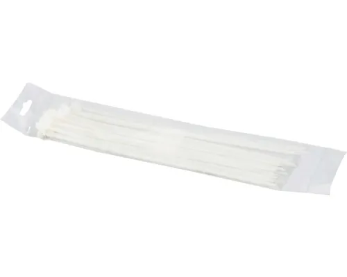 Colier plastic/șoricei prindere Haupa 4,8x310 mm, pachet 25 bucăți, transparent