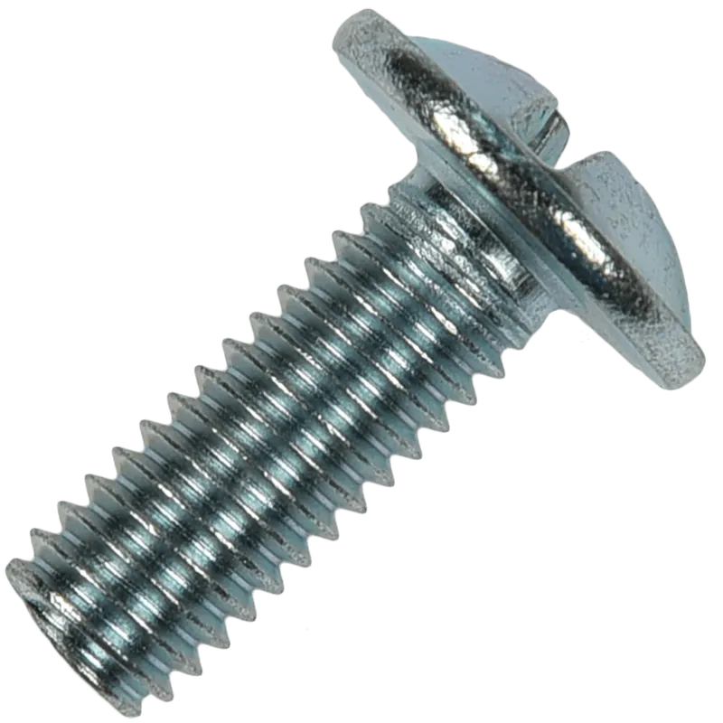 Surub cap bombat combinat, uz general, otel zincat, M6 x 20 mm