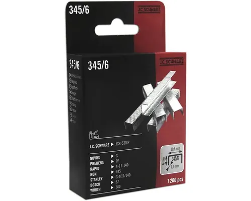 Capse zincate Jc Schwarz 345/6mm, 1200 buc. pac