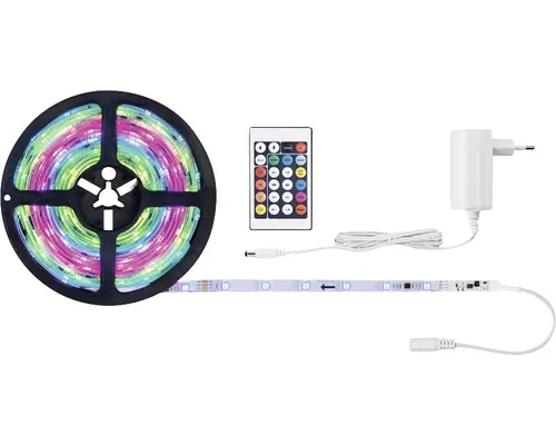 Bandă LED RGB Paulmann SimpLED Motion 10m 17W, incl. telecomandă & alimentator buc