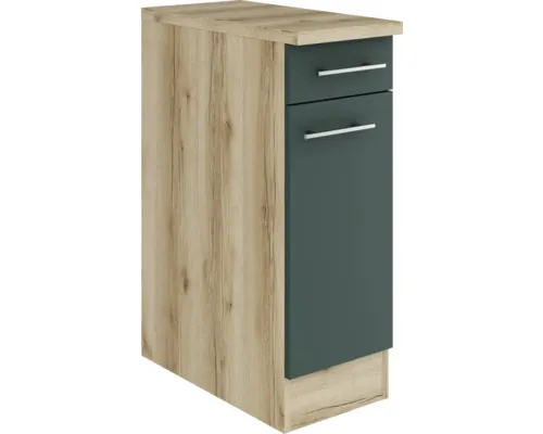 Corp inferior bucătărie Optifit Savona405, 30 cm, 1 ușă 1 sertar, verde buc