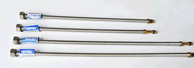 RACORD FLEXIBIL BATERIE INOX L=40 CM 1|2 - 1|4