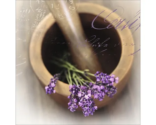 Tablou sticlă Pure Living Lovely Lavender I x 30x30 cm buc