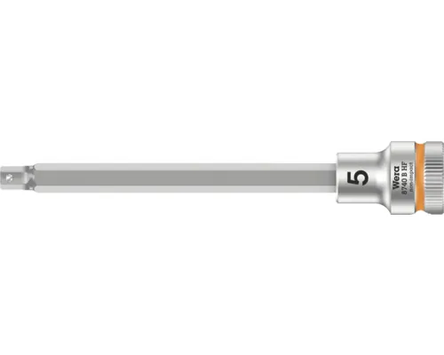 Cheie impact Wera 8740 B HF 3/8″, 5x107mm, profil Hex, din oțel crom-vanadiu buc