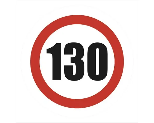 Indicator semnalizare limitare viteză la 130 km/h buc