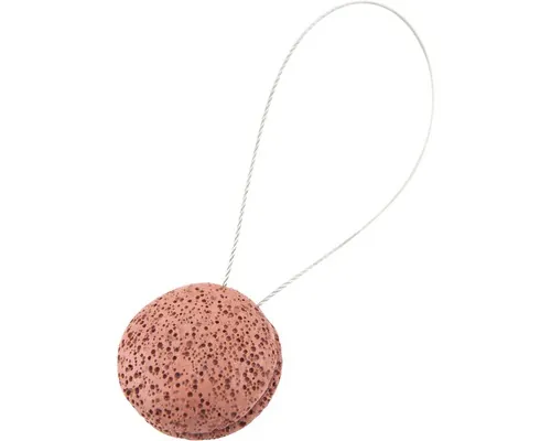 Magnet decorativ Mendola Rock pentru perdea - cu fir metalic de fixare, roșu buc