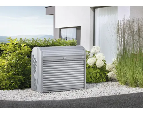 Mască tomberon Biohort StoreMax 120 metal 117x73x109 cm argintiu buc