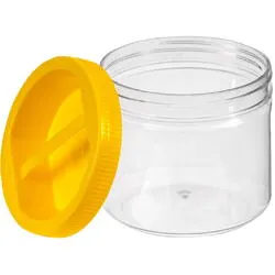 Borcan cu capac 0.68l Plast