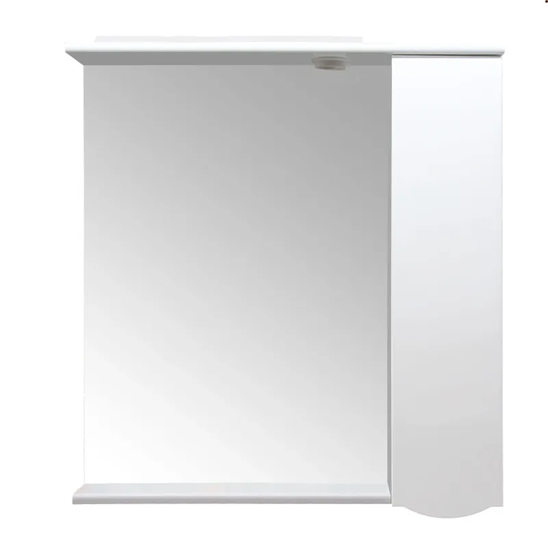 Dulap baie cu oglinda, iluminare si polita, 1 usa, dreapta, Arthema Venus 131 - IN - D - A2, alb, 81 x 15.5 x 87 cm buc
