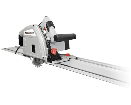Fierăstrău circular cu plonjare Pattfield PSC165P1 1200W max. 56mm, incl. șină de ghidaj buc