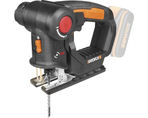Fierăstrău electric pendular multifuncțional Worx WX550.9 20V max. 100mm, accesorii incluse buc