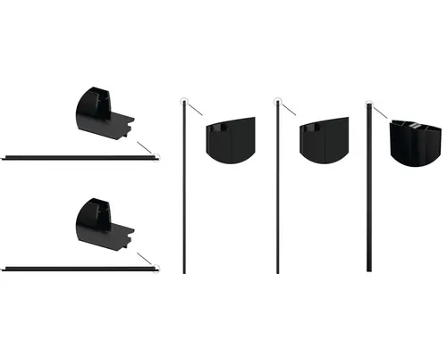 Set garnituri form&style negre pentru Ballino buc