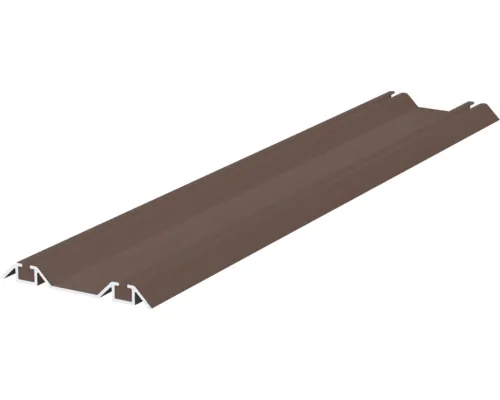 Șină pentru uși glisante inferioară Häfele ÄDOOR EASY, grosime ușă 18mm, 63x2000x7,5mm (lXLxH), aluminiu maro buc