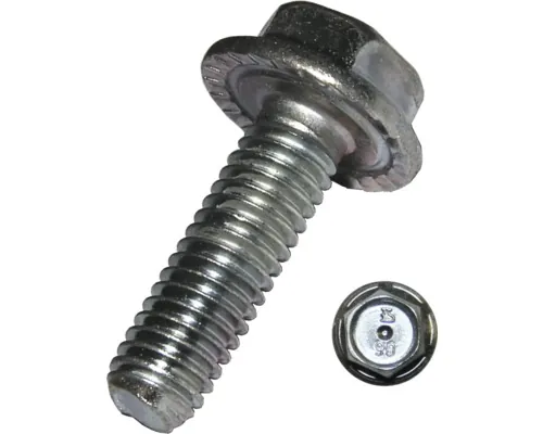 Șuruburi metrice cu cap hexagonal și flanșă autoblocare Dresselhaus 5x12 mm oțel zincat, 50 bucăți pac