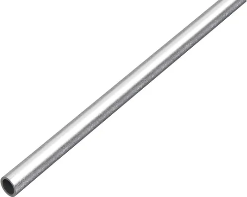 Țeavă aluminiu rotundă Alberts Ø8x1 mm, lungime 1m, argintiu, eloxată buc