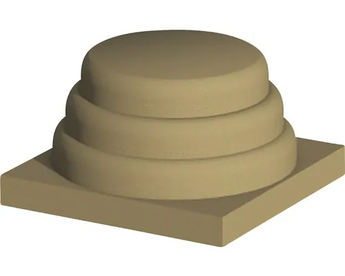 Bază pentru coloană decorativă exterioară NMC 250x520x520 mm buc