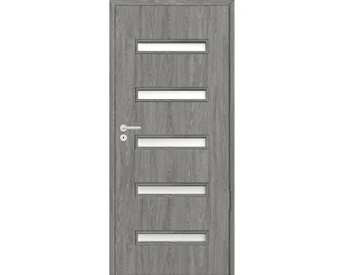 Foaie de ușă Classen stejar grigio Century 7 MDF 203,5x74,4 cm dreapta buc