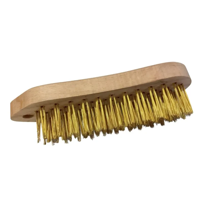 Perie de sarma, Peromex 31SR5, pentru metal, 5 randuri, cu maner din lemn, forma de vioara, 280 mm buc