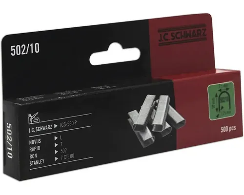 Capse zincate Jc Schwarz 502/10mm, 500 buc. pac