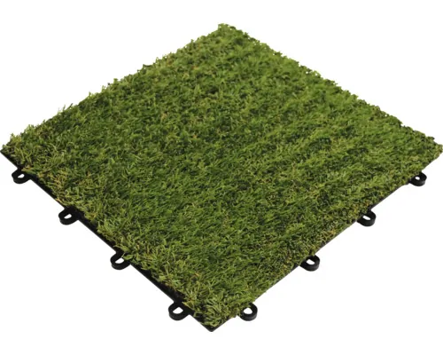 Dală sistem click gazon artificial 30x30 cm verde 11 buc. pac