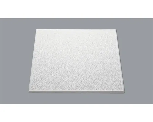 Placă tavan fals Decoflair T101 albă 50x50 cm, aspect de tencuială, 8 buc./pachet pac