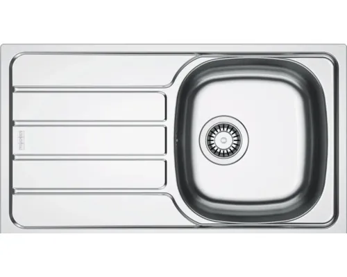 Chiuvetă bucătărie inox 1 cuvă Franke 101.0715.815 78x43,5 cm cu picurător stânga buc