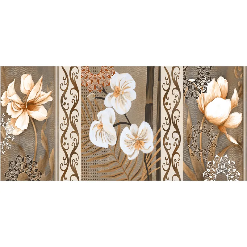 Faianta Megen Bathroom, lucioasa, cu model, multicolor, dreptunghiulara, 59.5 x 29.5 cm